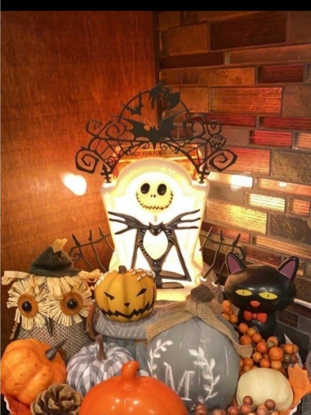 NIB Nightmare Before Christmas Jack Skellington Pumpkin King Scentsy Warmer